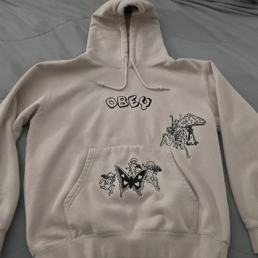 Obey X Urban Outfitters Pastel Purple/Pink Hoodie